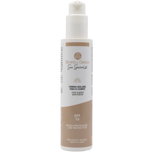BeWell Green Sun Specialist Krema za sončenje za obraz in telo SPF 15 - 150 ml Slike