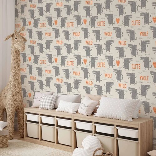  Tapeta - Cute Wolf 50x1000 Premium Slike