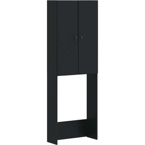  Kabinetska WC BREDA Crna 66 x 25,5 x 190 cm Konstruirano drvo Cijene