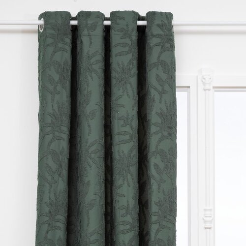 Atmosphera zavjesa blackout žakard Willow 135x260 cm poliester, zelena Slike