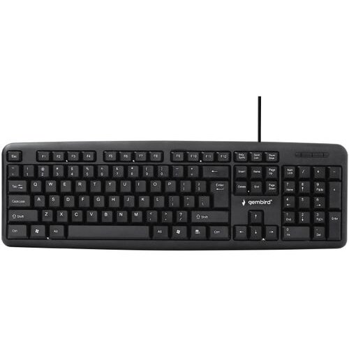 Gembird Tastatura GEMBIRD sa velikim slovima, KB-US-103, Standard keyboard, USB, US layout, black Cene