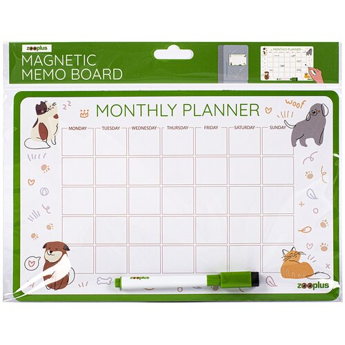zooplus magnetni mjesečni planer - D&nbsp;26 x &Scaron;&nbsp;17 cm Cijene