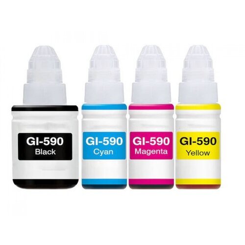 Ronells Canon kompatibilna ink črnila GI-590BK , GI-590C , GI-590M , GI-590Y , komplet 4 kom Cene