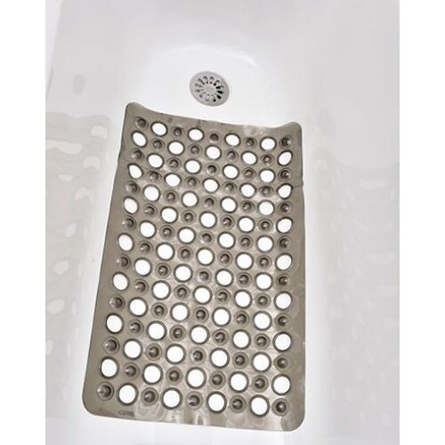 Tendance podloga za kadu 60 x 38 cm sa rupama PVC, siva Cene