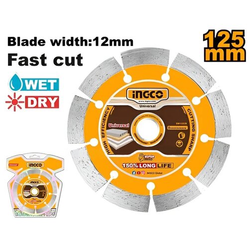 Ingco Dijamantna rezna ploča DMD011251 125mm Slike
