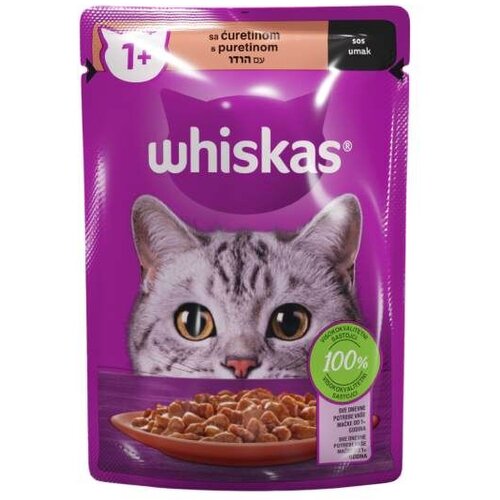 Whiskas Kesica za mačke Ćuretina 85 gr Cene