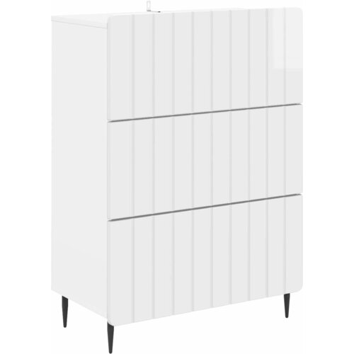  Ormar s ladicama Bijela visokog sjaja 66 x 34,5 x 92 cm Cene