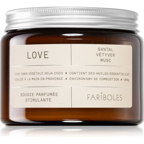 FARIBOLES Green Love mirisna svijeća 400 g Cene