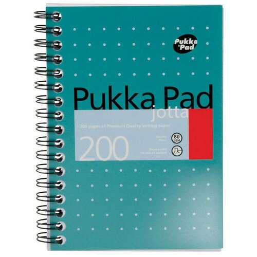 Pukka Pads zvezek A6 pukka pad metallic s špiralo, črte, 100 listov Cene