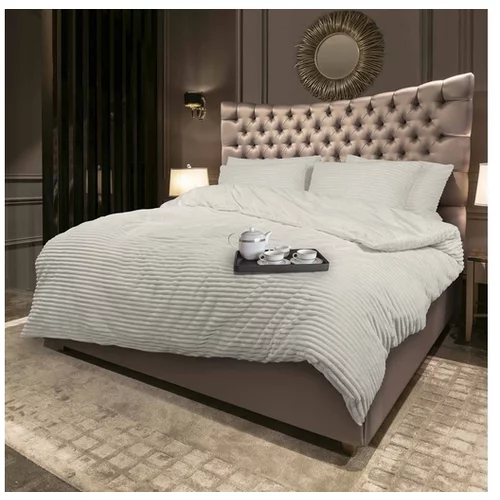 Vitapur SVILANIT posteljni set Dream Velvet, 3 v 1, bela - 140x200 + 50x70 cm