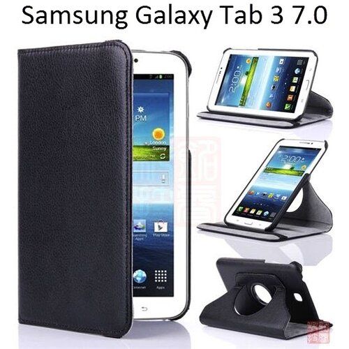  Vrtljivi ovitek / etui / zaščita za Samsung Galaxy Tab 3 7.0 - črni Cene