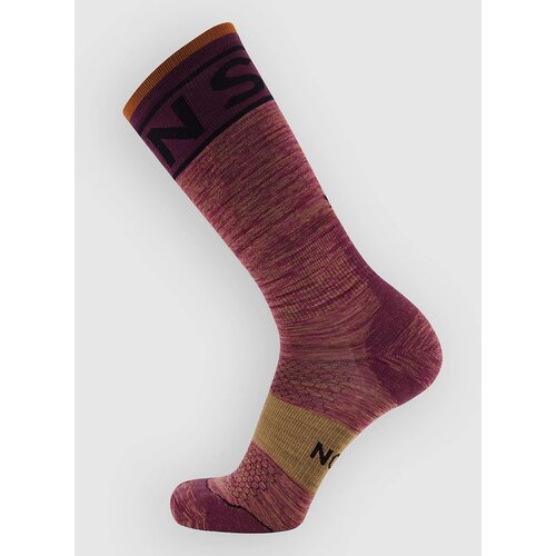 Mons Royale Merino Snow Funkcijske nogavice fig Slike