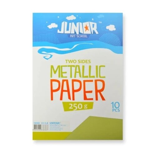 Junior jolly metallic paper papir metalik a4 250g 10k - odaberite nijansu limeta ( 136104 ) Cene