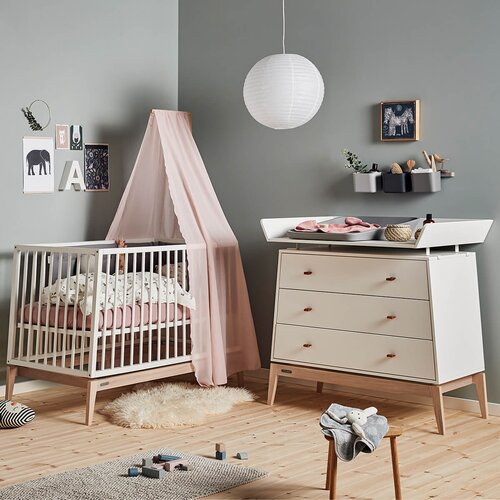 Leander&amp;reg; podloga za presvlačenje za komodu luna&amp;trade; white Slike