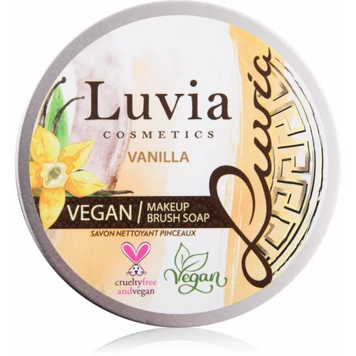 Luvia Cosmetics Brush Soap čistilno milo za kozmetične čopiče z vonjem Vanilla 100 g