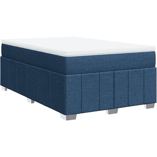 Maison Chic Box spring postelja - Vzmetna postelja z vzmetnico modra 120x190 cm blago SL24366, (21879994) Cene