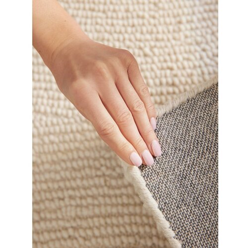 Hanse Home Ročno tkan volnen tekač v svetli naravni barvi 80x300 cm Eleni Natural White &amp;ndash; Slike
