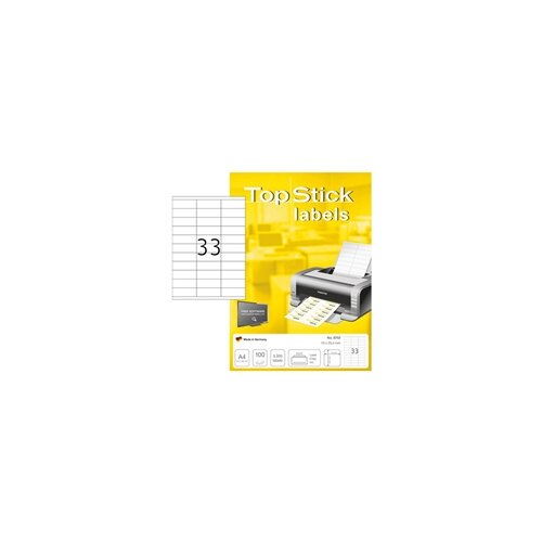 Herma Univerzalne naljepnice Topstick 8702, (70 x 25,4 mm), 100/1 Slike