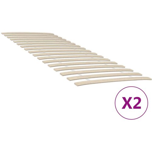  Podnice za krevet s 34 letvice 2 kom 80 x 200 cm Cijene