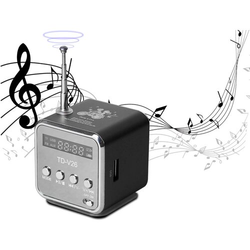 VERKGROUP LED brezžični USB akumulatorski FM radio LCD MP3 Bluetooth, (20378512) Slike