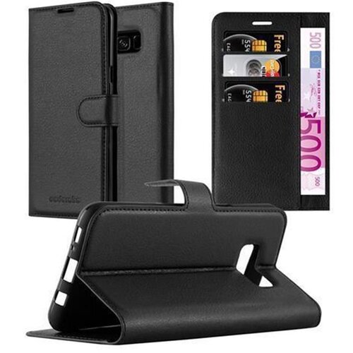 Cadorabo Ohi&scaron;je, združljivo z Samsung Galaxy S8 v oksidna črna - Za&scaron;čitni ovitek z magnetnim zapiranjem, stoječo funkcijo in režo za kartice, (20551206) Cene