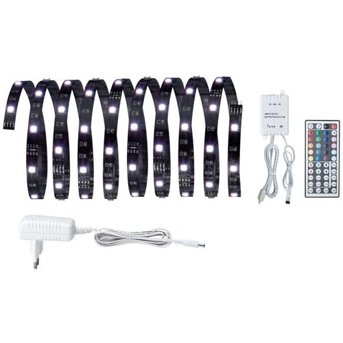 3m Set LED trak RGB IP20 - črn Cene
