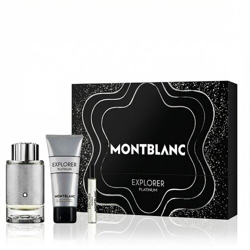 Mont Blanc Explorer Platinum EDP 100 ml + EDP MINI 7.5 ml + SG for Body &amp;amp; Hair 100 ml (mu&amp;scaron;karci) Slike