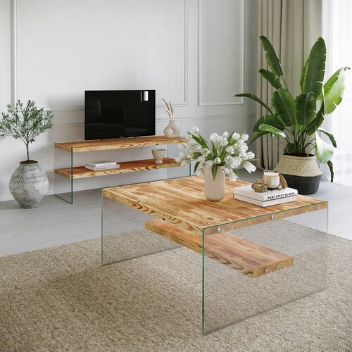 HANAH HOME niagara S102 oak living room furniture set Cene