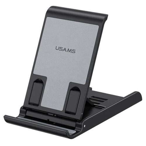 Usams US-ZJ073 Folding Desktop Stand For Phones/Tablets black Slike