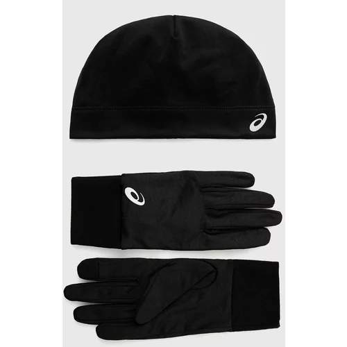 Asics Kapa i rukavice boja: crna