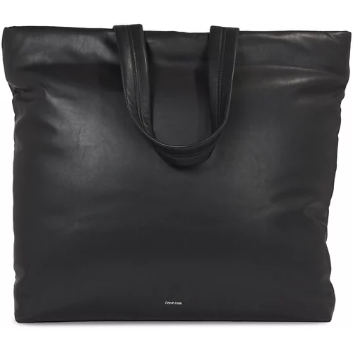 Calvin Klein Ročna torba Puffed Tote K60K611511 Ck Black BAX