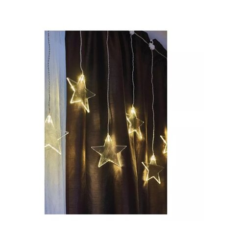 Emos LED božični zastor &amp;ndash; zvezde, 45x84, zunanji in notranji, topla bela DCGW02 Slike
