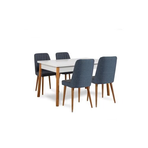  Trpezarijski sto i stolice santiago atlantic navy blue Cene