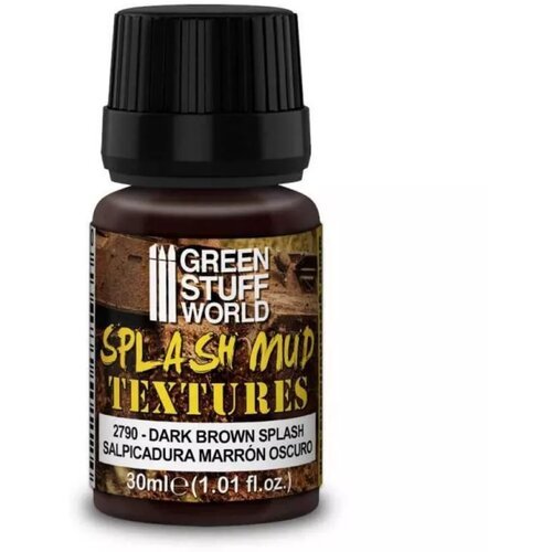 Green Stuff World Splash Mud Texture - DARK BROWN SPLASH MUD 30ml Cene