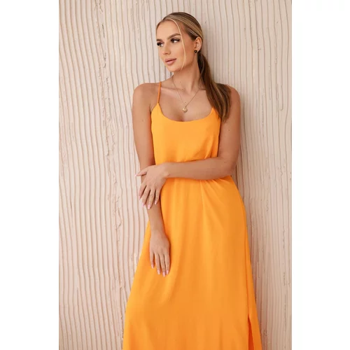 Fasardi Women's summer dress - orange