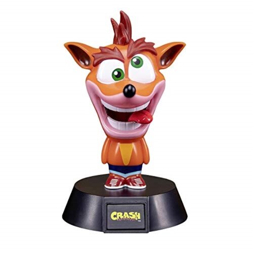 Paladone Mini svetilka Crash Bandicoot | Zbirateljska svetilka Crash Bandicoot | Idealno za nočno lučko za otro&amp;scaron;ke spalnice, pisarne in dom | Popkulturni retro igralni izdelki, 1 W [energijs, (20870763) Slike