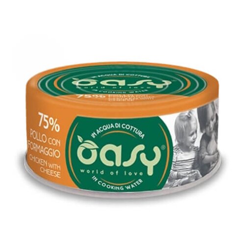 Oasy More Love Adult pi&scaron;čanec in sir v juhi, konzerva - 70 g 70 g Cene