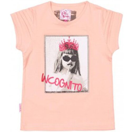 Miss Girly Majice s kratkimi rokavi T-shirt manches courtes fille FRISCO Rožnata Cene