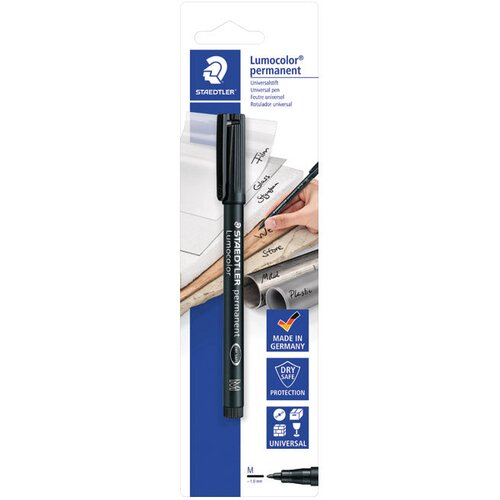 Marker permanentni 1mm lumocolor staedtler 317-9 bkda crni blister Cijene