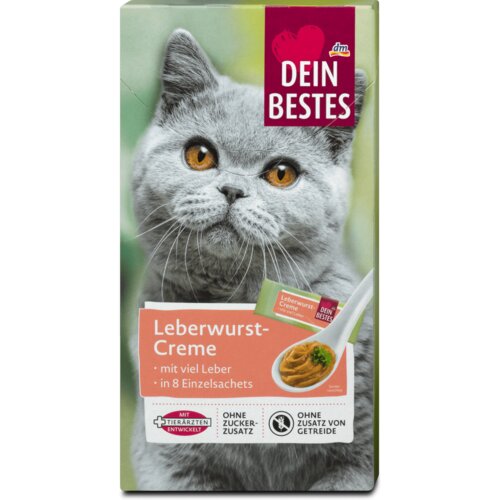 DEIN BESTES Poslastica za mačke - jetrena pašteta, 8x10g 80 g Cene