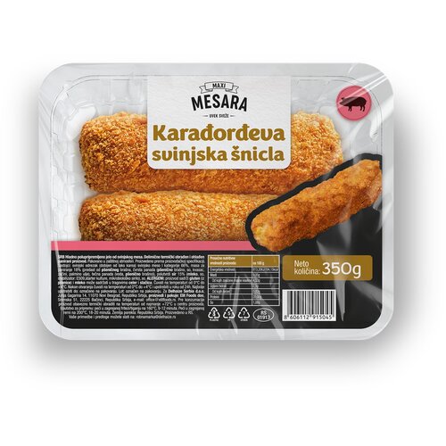  Karadjordjeva snicla Maxi 350g MAP Cene