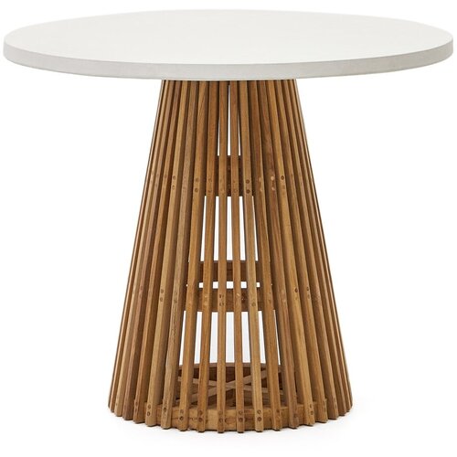 Kave Home Okrogla vrtna miza ø 90 cm Alcaufar – Cene