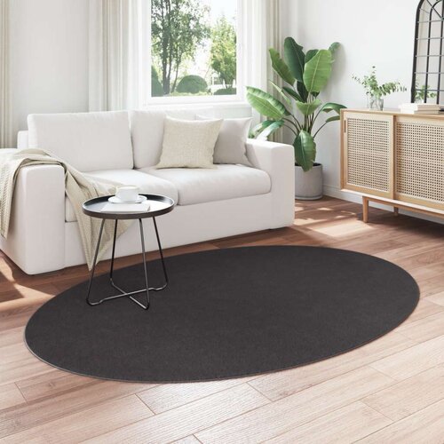  Tepih HUARTE Antracit 140x200 cm Ovalni Slike