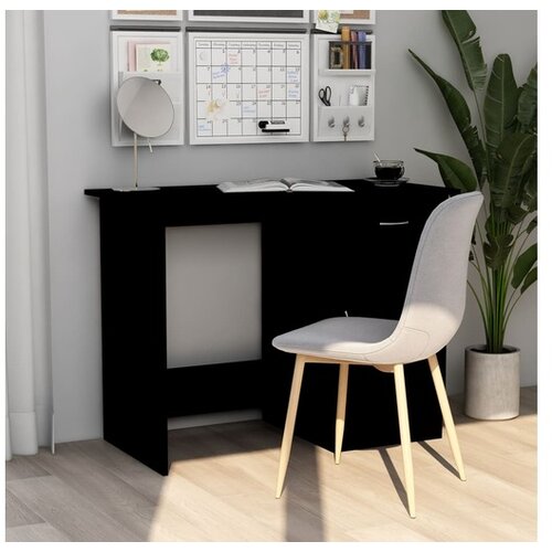  Radni stol crni 100 x 50 x 76 cm od iverice Cijene