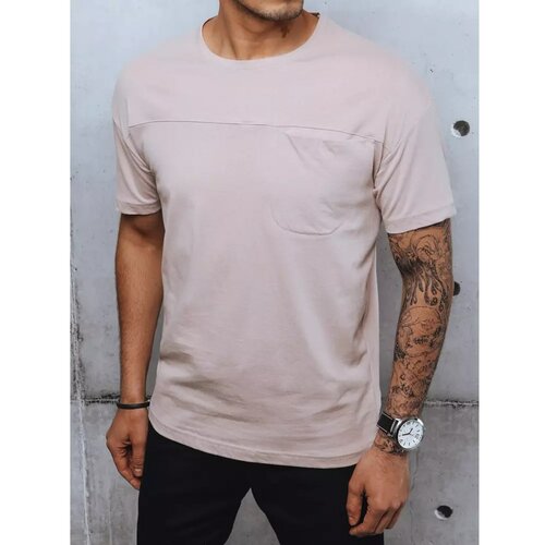 DStreet Pink RX4837 plain men's T-shirt Slike