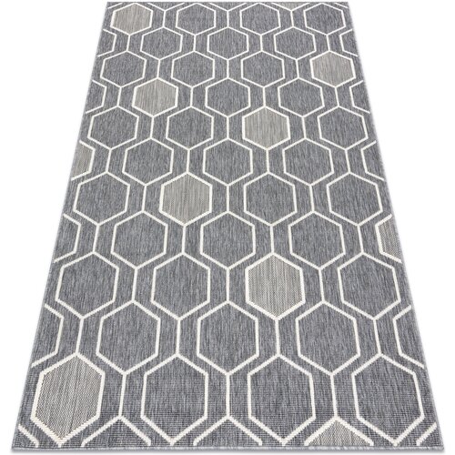 RugsX Preproge Preproga SPRING 20404332 Hexagon niz, zanka - 120x170 cm Siva Cene
