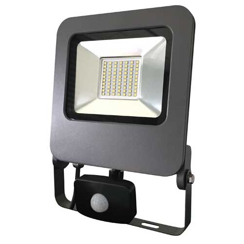 Hyundai reflector led 50v, sa senzorom hi/vise/pir/50v/6000k crni ip65 Cene