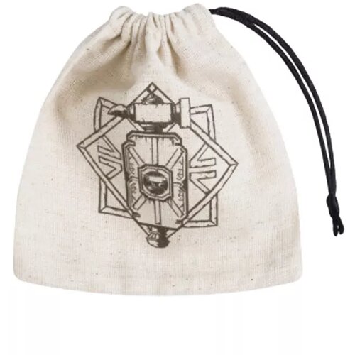 Q-Workshop dwarven beige & black basic dice bag Cene