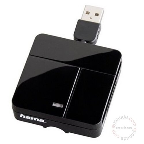 Hama čitač kartica 2.0 SD/microSD/CF crni 94124 Cijene