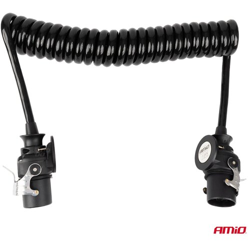 Amio 04382 spiralni kabel za poluprikolicu TIR 2 &amp;times; 15 PIN &amp;ndash; 5 m, 24 V Slike